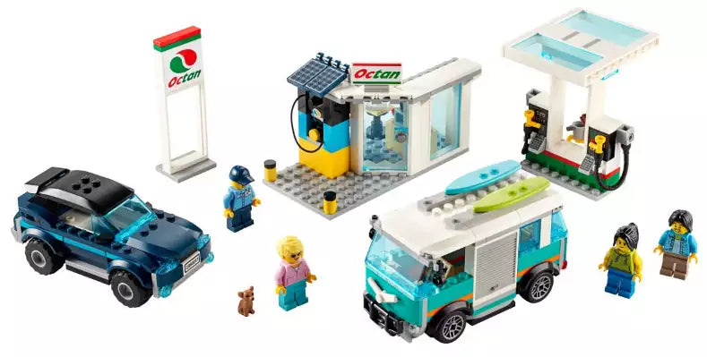 Inhalt: LEGO City 60257 Tankstelle