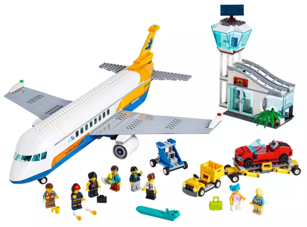 Inhalt: LEGO City 60262 Passagierflugzeug