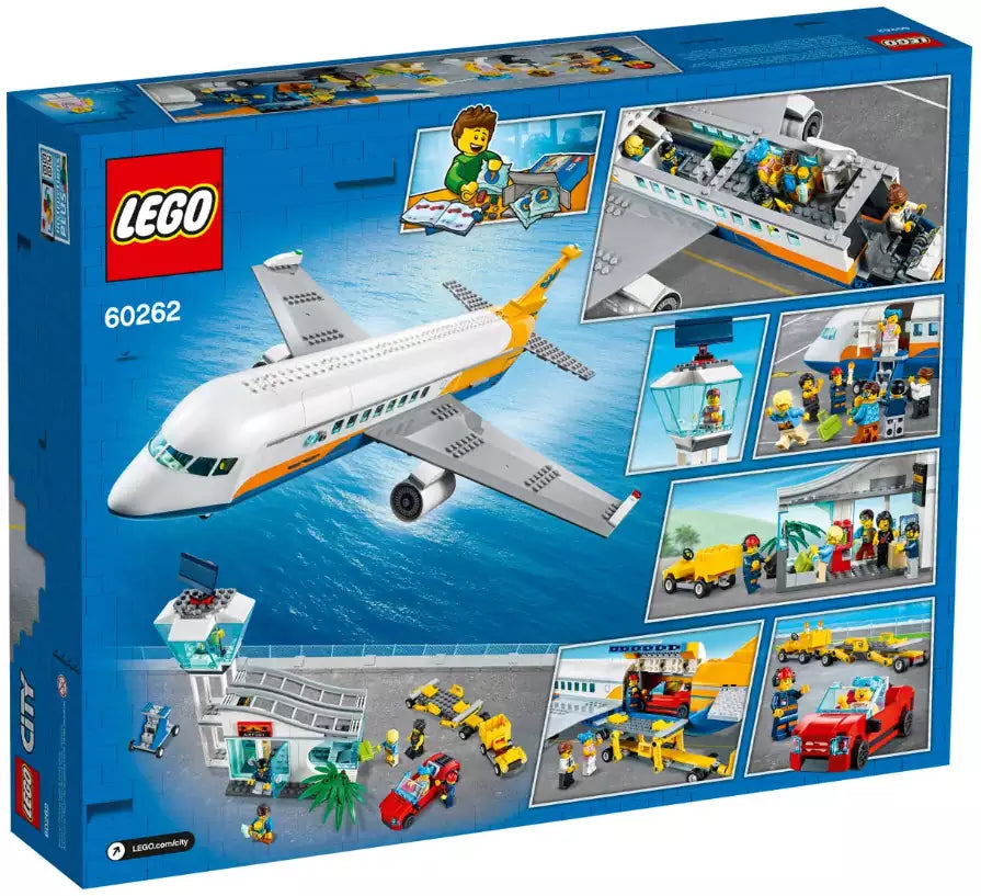Box Rückansicht: LEGO City 60262 Passagierflugzeug