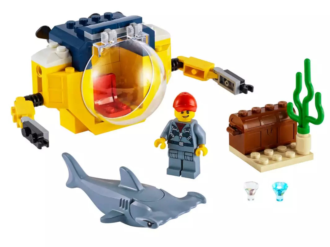 Inhalt: LEGO City 60263 Mini-U-Boot für Meeresforscher
