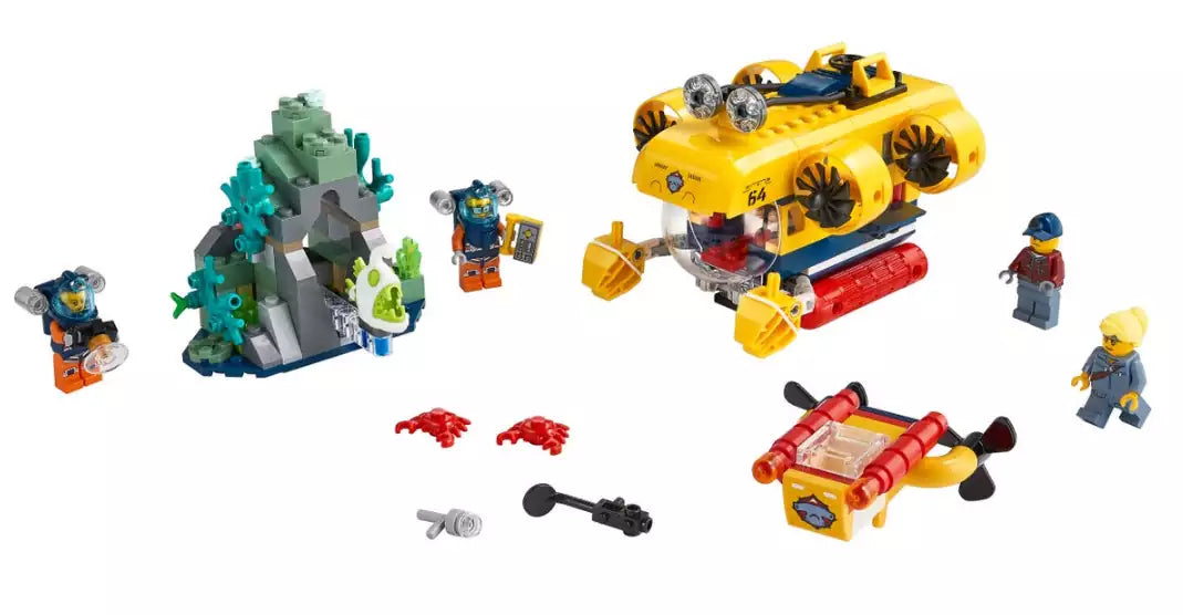 Inhalt: LEGO City 60264 Meeresforschungs-U-Boot