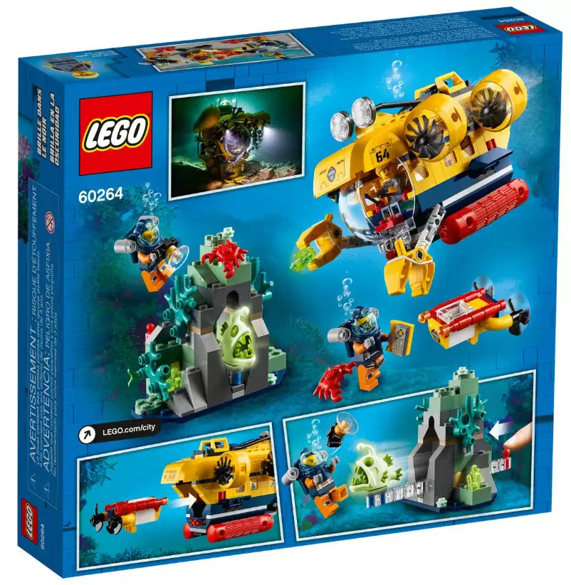 Box Rückseite: LEGO City 60264 Meeresforschungs-U-Boot