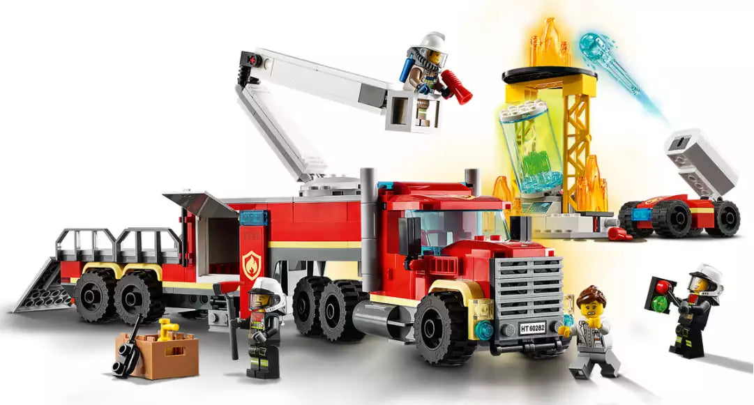 Inhalt: LEGO City 60282 Mobile Feuerwehreinsatzzentrale