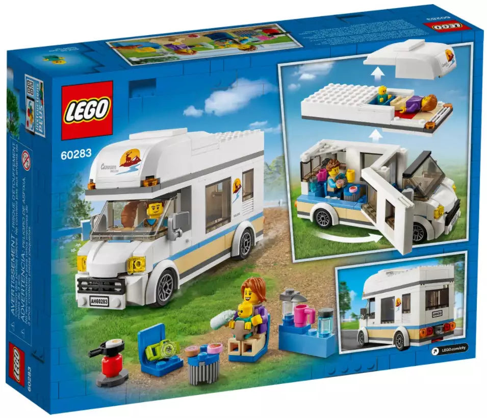 Box Rückseite: LEGO City 60283 Ferien-Wohnmobil