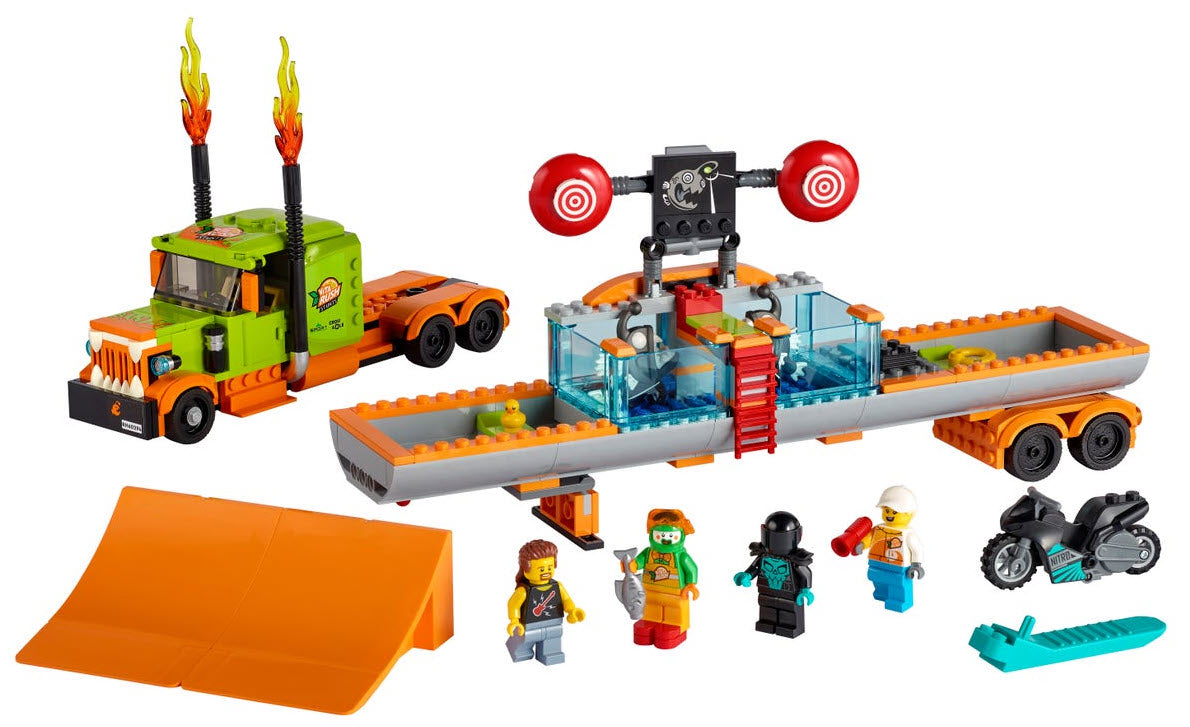Inhalt: LEGO City 60294 Stuntshow-Truck