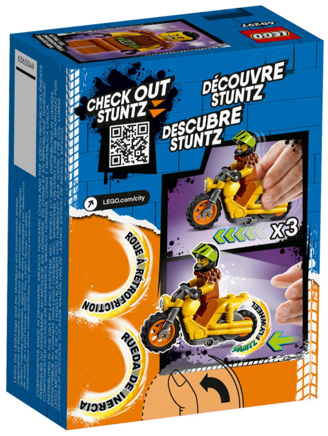 Box Rückansicht: LEGO City 60297 Power-Stuntbike