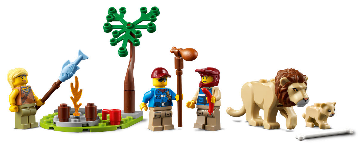 Minifiguren: LEGO City 60301 Tierrettungs-Geländewagen