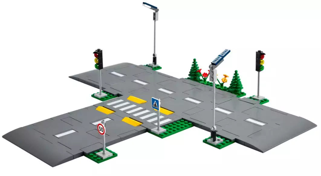 Inhalt: LEGO City 60304 Straßenkreuzung mit Ampeln