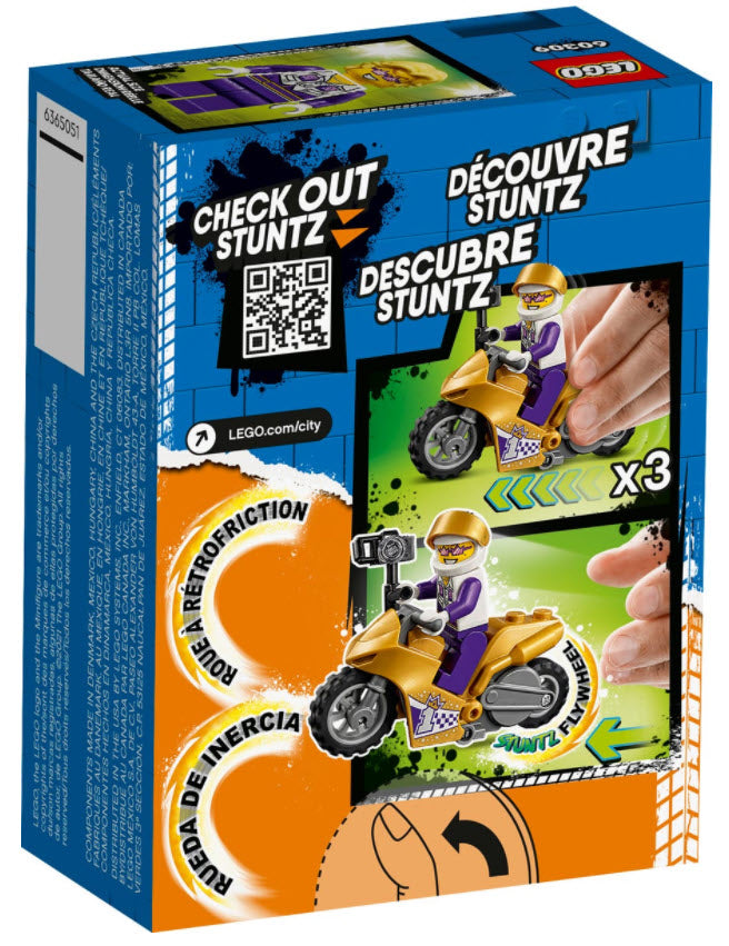 Box Rückansicht: LEGO City 60309 Selfie-Stuntbike