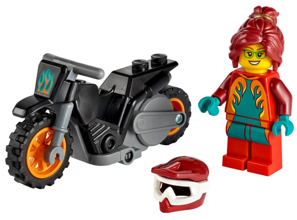 Inhalt: LEGO City 60311 Feuer-Stuntbike