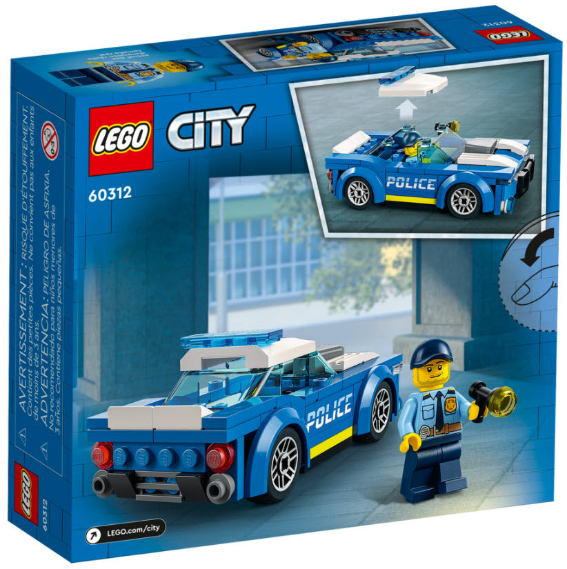 Box Rückansicht: LEGO City 60312 Polizeiauto