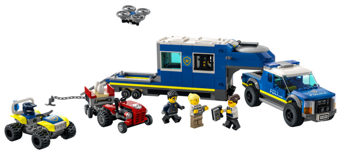 Inhalt: LEGO City 60315 Mobile Polizei-Einsatzzentrale