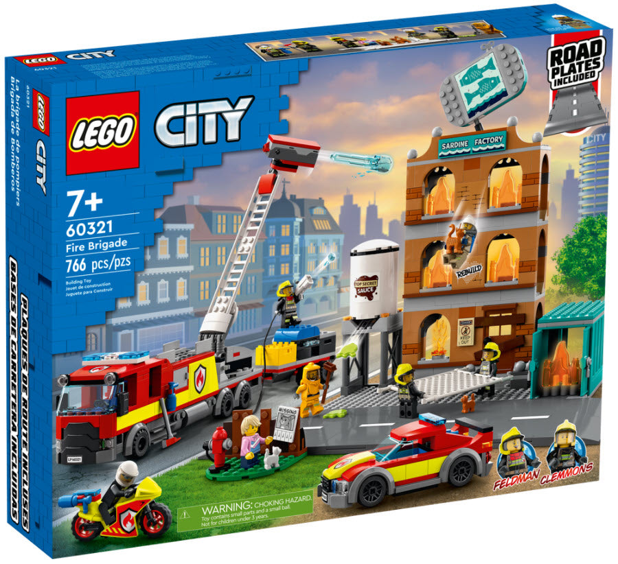 LEGO City 60321 Feuerwehreinsatz mit Löschtruppe
