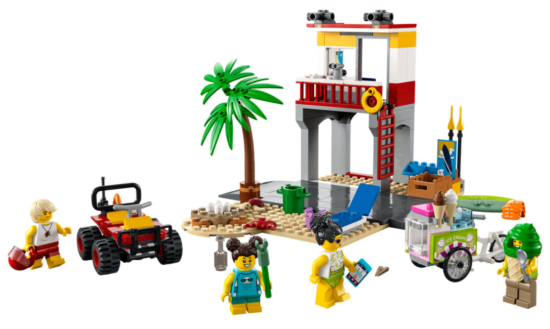 Inhalt: LEGO City 60328 Rettungsschwimmer-Station