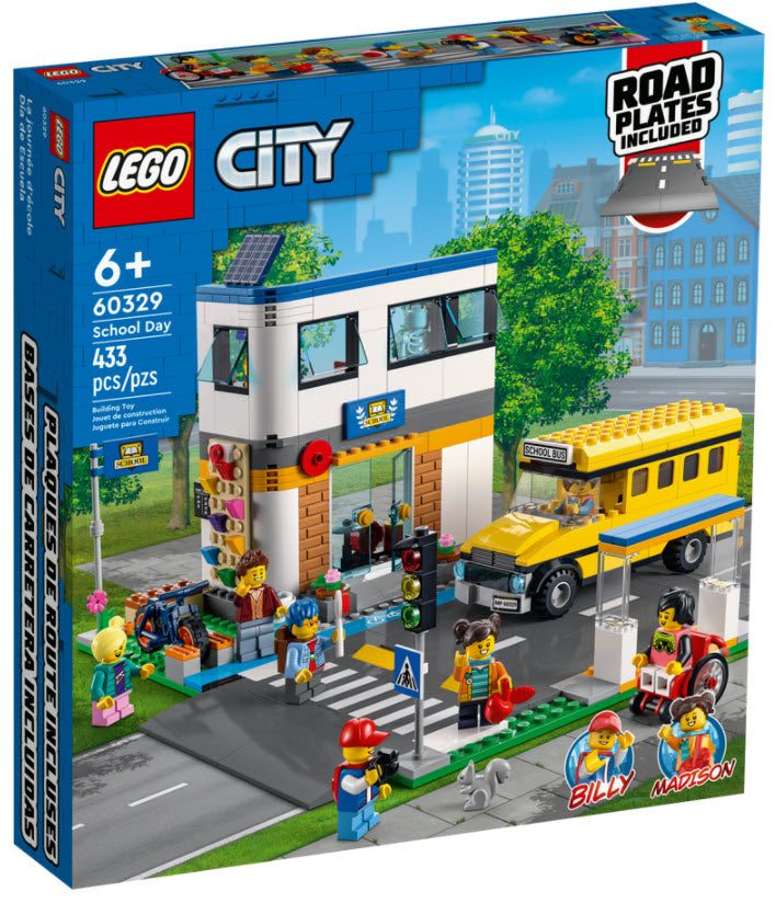 LEGO City 60329 Schule mit Schulbus