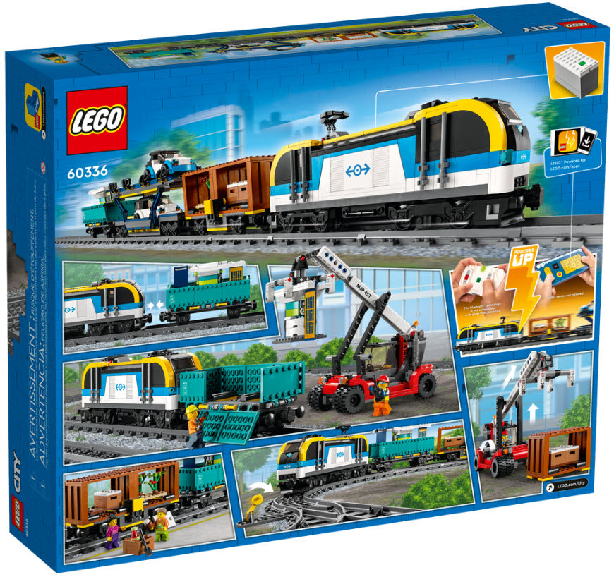Box Rückseite: LEGO City 60336 Güterzug