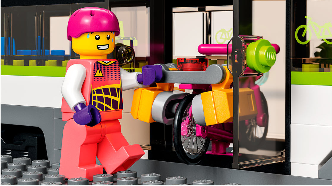 Minifiguren: LEGO City 60337 Personen-Schnellzug