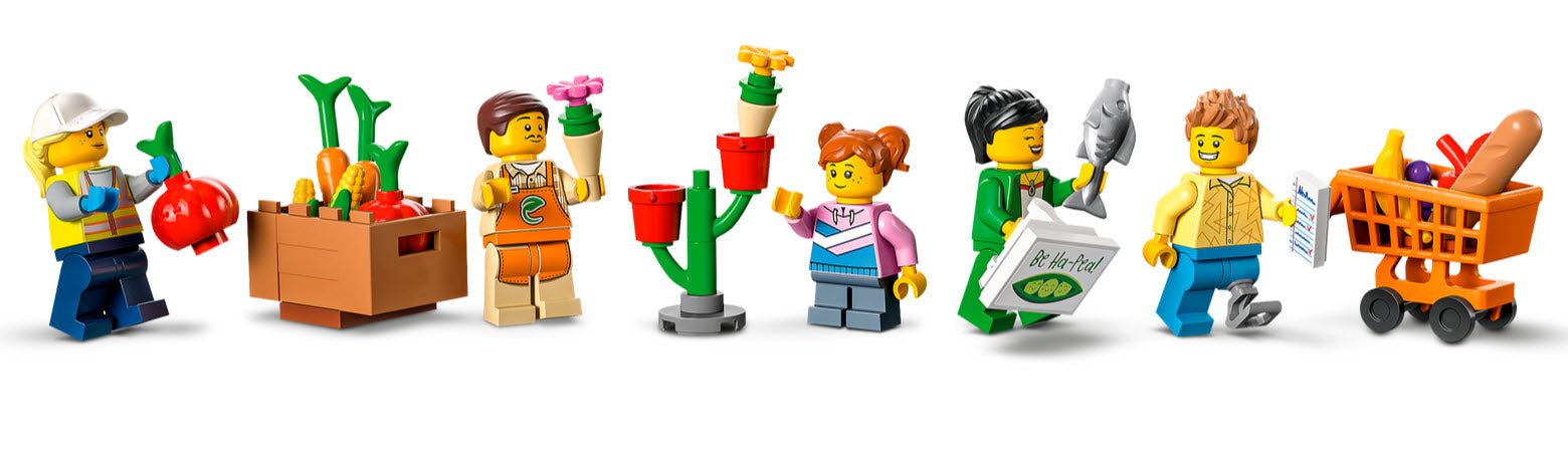 Minifiguren: LEGO City 60347 Supermarkt