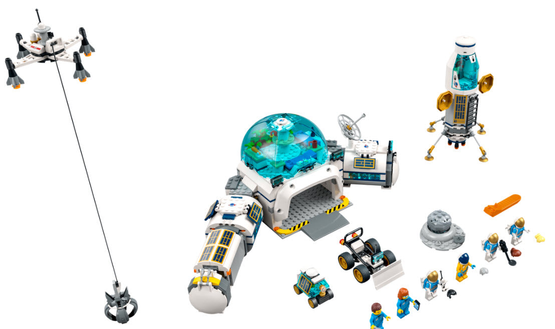 Inhalt: LEGO City 60350 Mond-Forschungsbasis