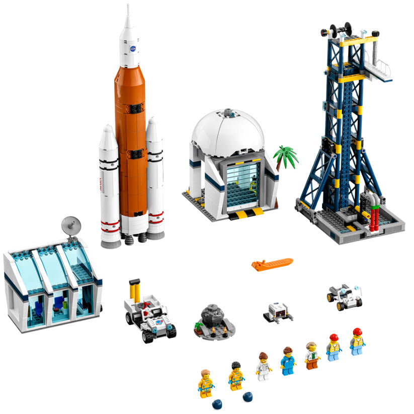 Inhalt: LEGO City 60351 Raumfahrtzentrum