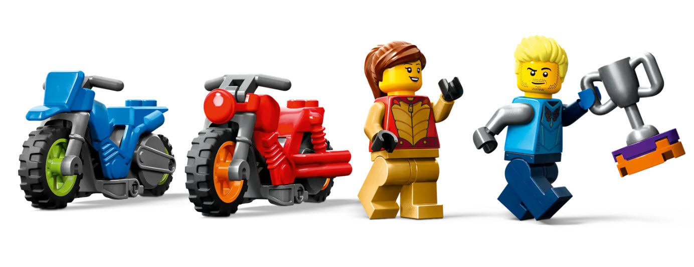 Minifiguren: LEGO City 60360 Kreisende Reifen-Challenge