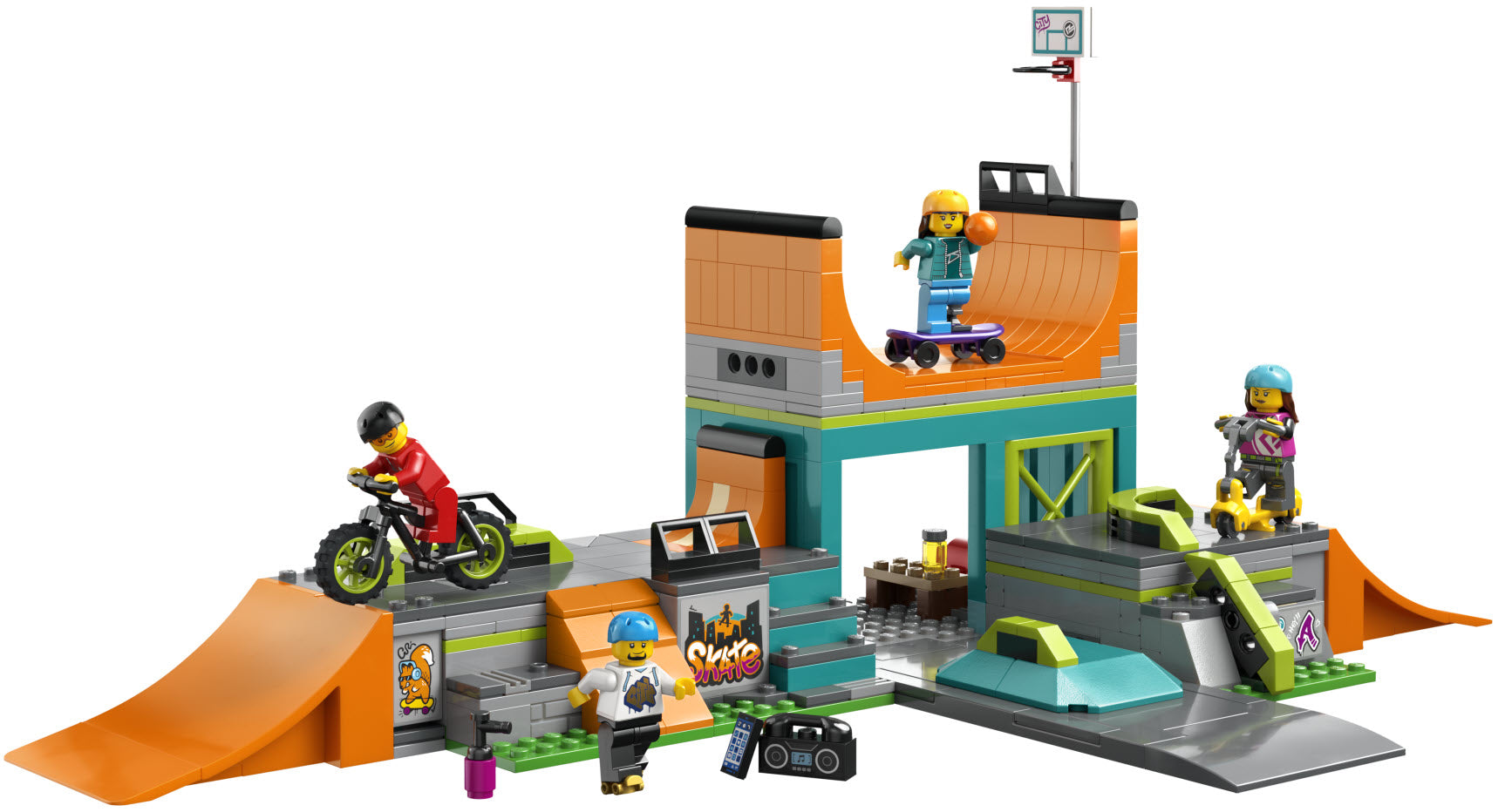 Inhalt: LEGO City 60364 Skaterpark