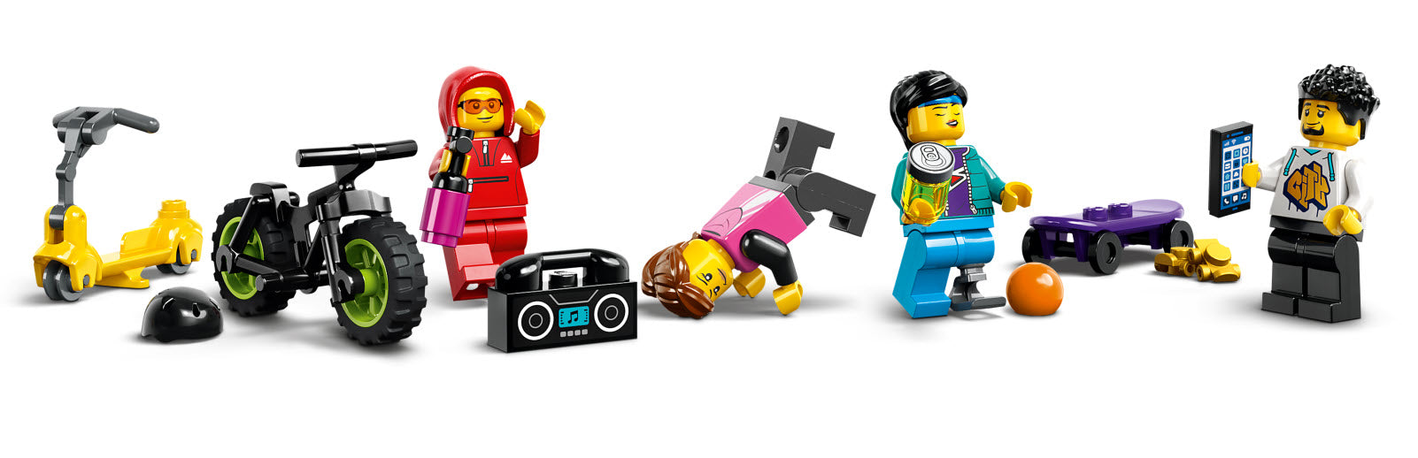 Minifiguren: LEGO City 60364 Skaterpark