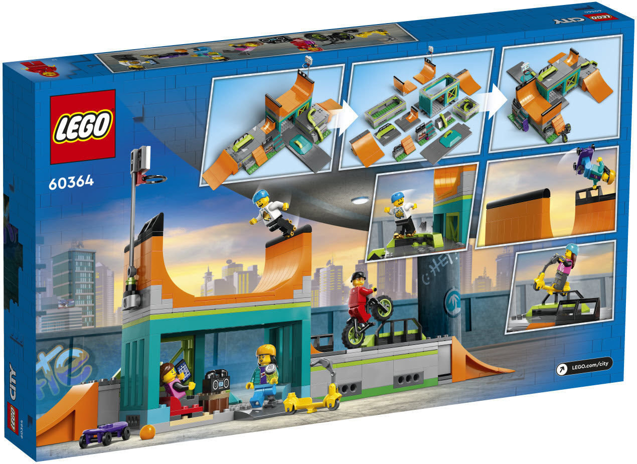 Box Rückansicht: LEGO City 60364 Skaterpark