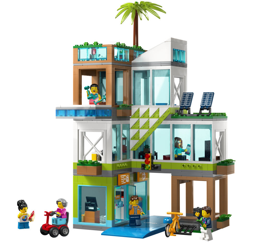 Inhalt: LEGO City 60365 Appartementhaus