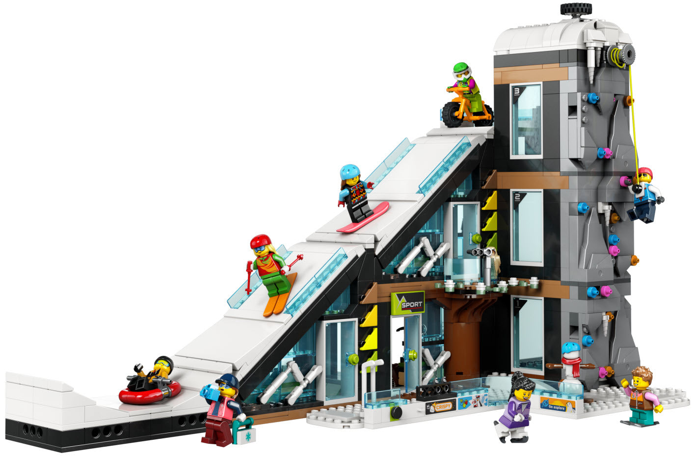 Inhalt: LEGO City 60366 Wintersportpark