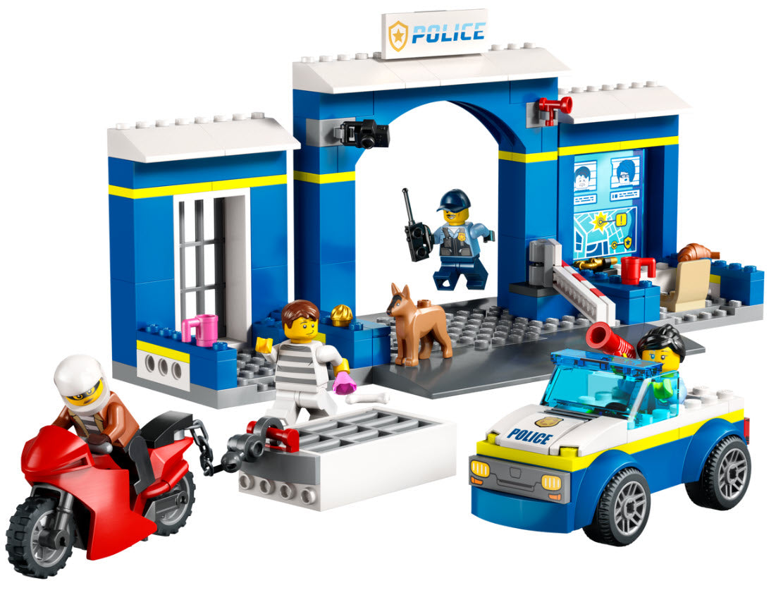 Inhalt: LEGO City 60370 Ausbruch aus der Polizeistation