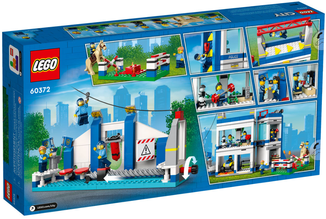 Box Rückansicht: LEGO City 60372 Polizeischule
