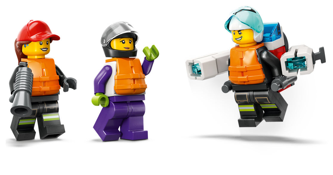 Minifiguren: LEGO City 60373 Feuerwehrboot