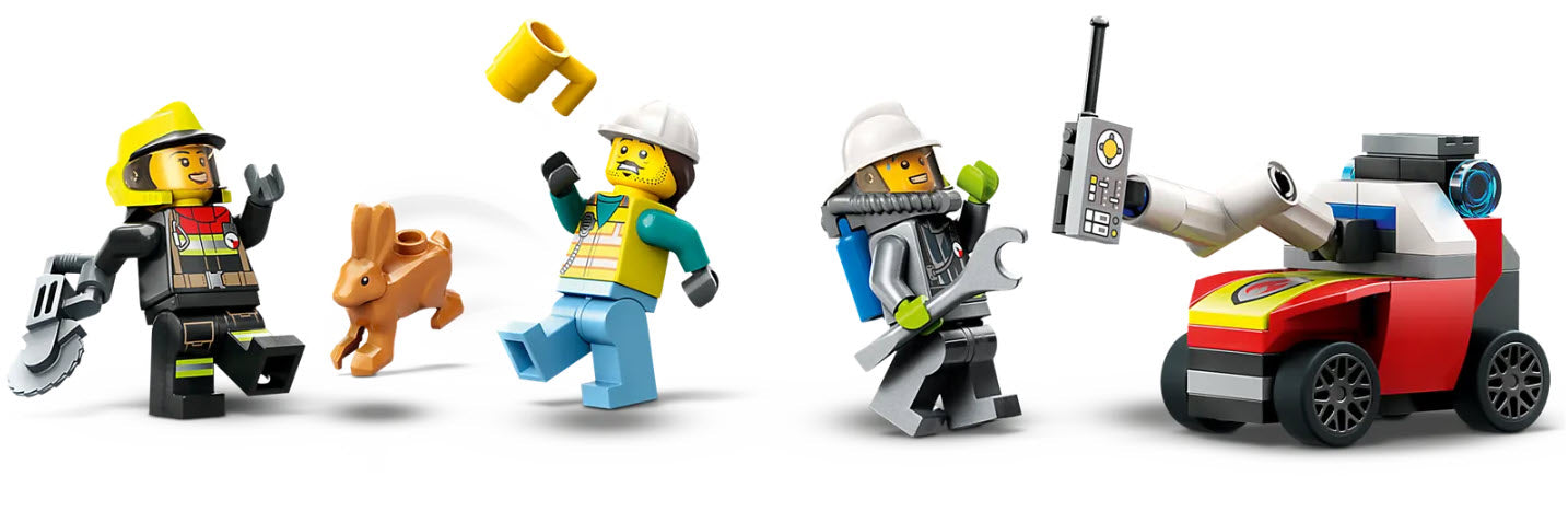 Minifiguren: LEGO City 60374 Einsatzleitwagen der Feuerwehr