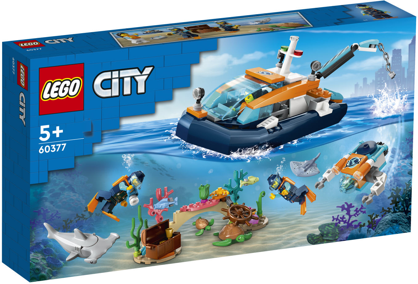 LEGO City 60377 Meeresforscher-Boot