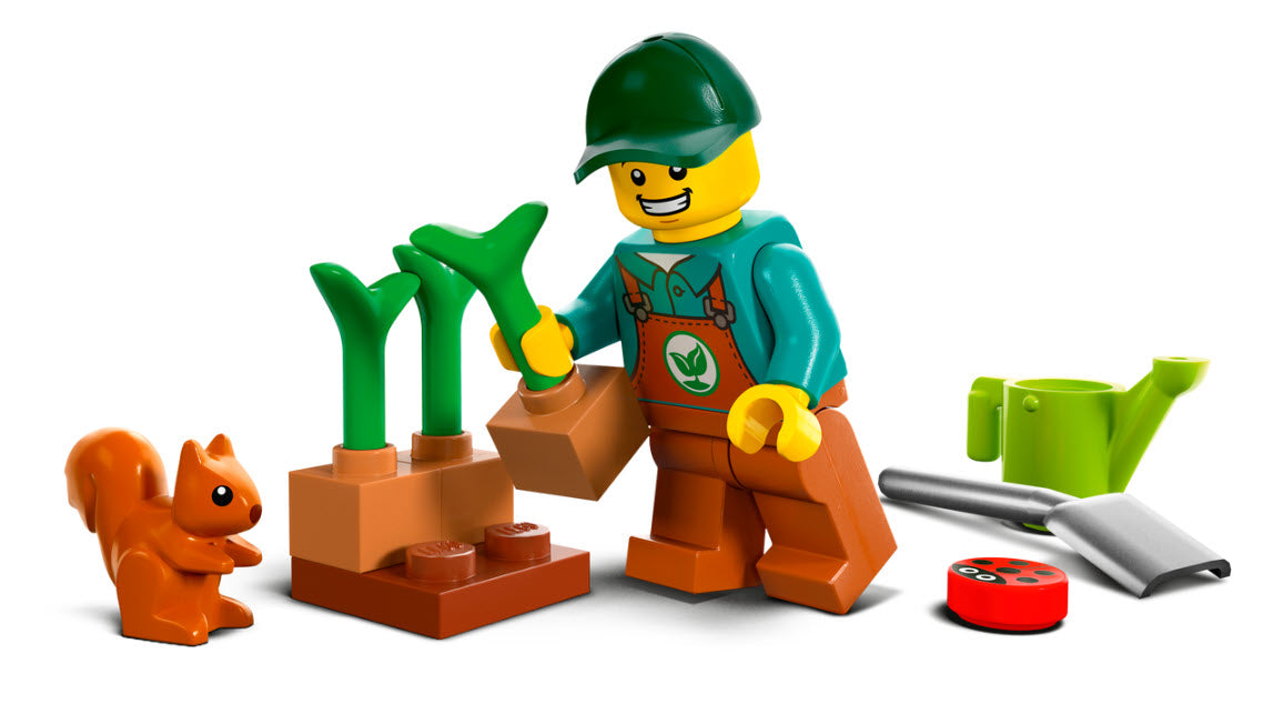 Minifiguren: LEGO City 60390 Kleintraktor