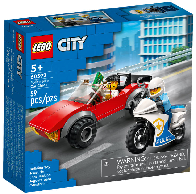 LEGO City 60392 Verfolgungsjagd mit dem Polizeimotorrad