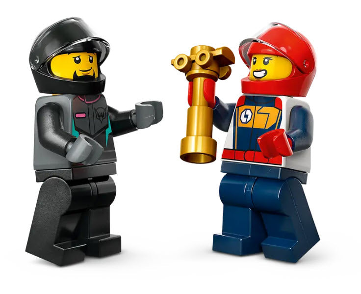 Minifiguren: LEGO City 60400 Go-Karts mit Rennfahrern