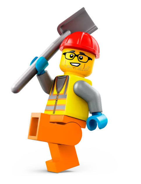 Minifiguren: LEGO City 60401 Straßenwalze