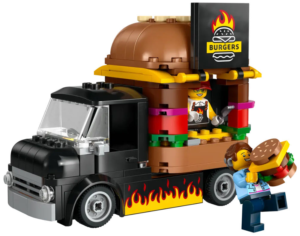 Inhalt: LEGO City 60404 Burger-Truck