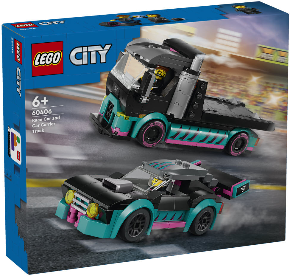 LEGO City 60406 Autotransporter mit Rennwagen