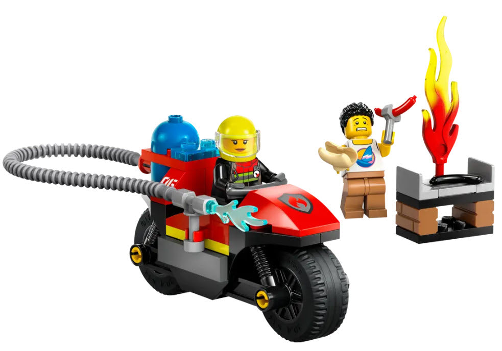 Inhalt: LEGO City 60410 Feuerwehrmotorrad