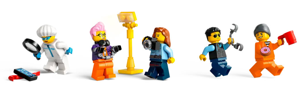 Minifiguren: LEGO City 60418 Polizeitruck mit Labor