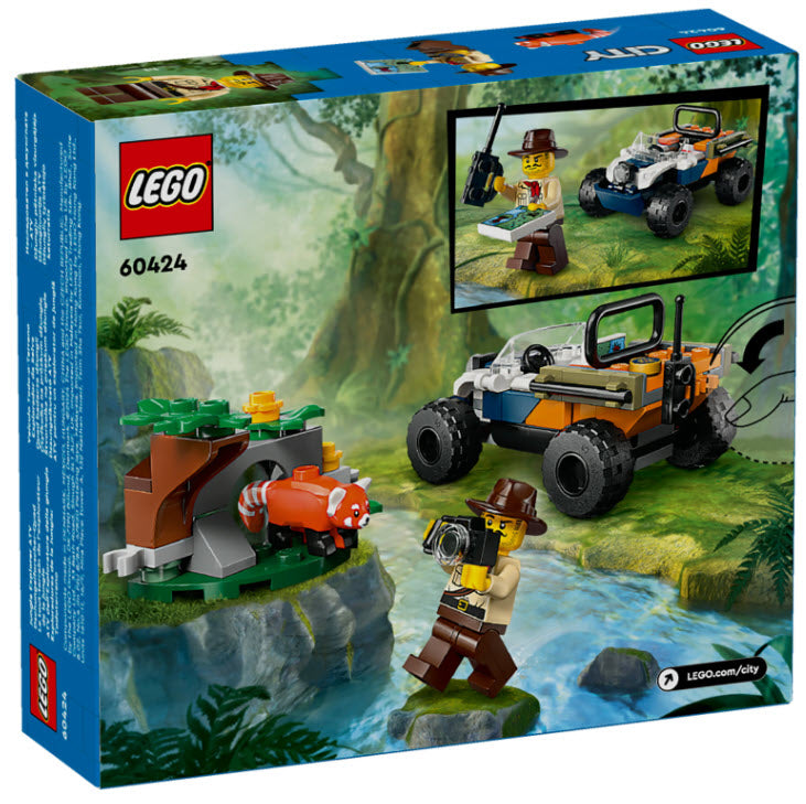 Box Rückansicht: LEGO City 60424 Dschungelforscher-Quad