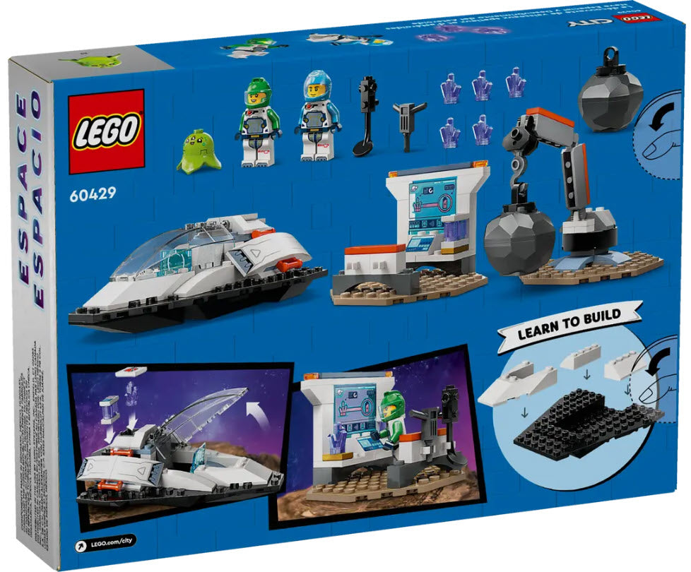 Box Rückansicht: LEGO City 60429 Bergung eines Asteroiden im Weltall