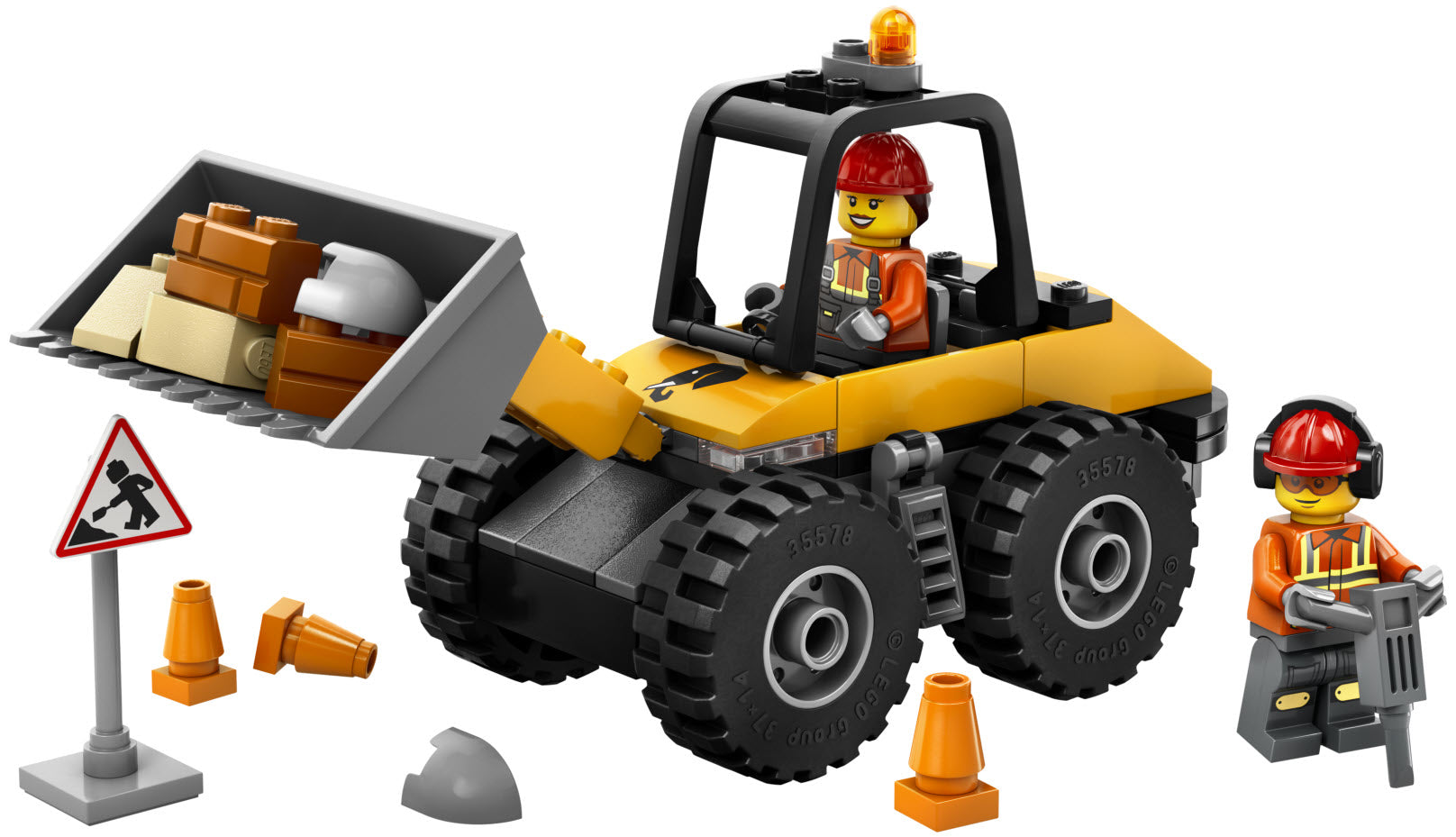 Inhalt: LEGO City 60450 Radlader