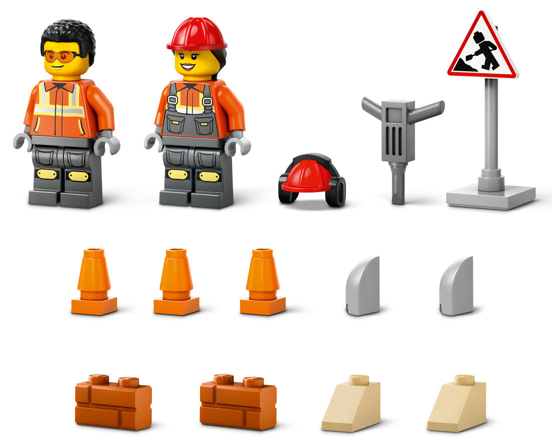 Minifiguren: LEGO City 60450 Radlader