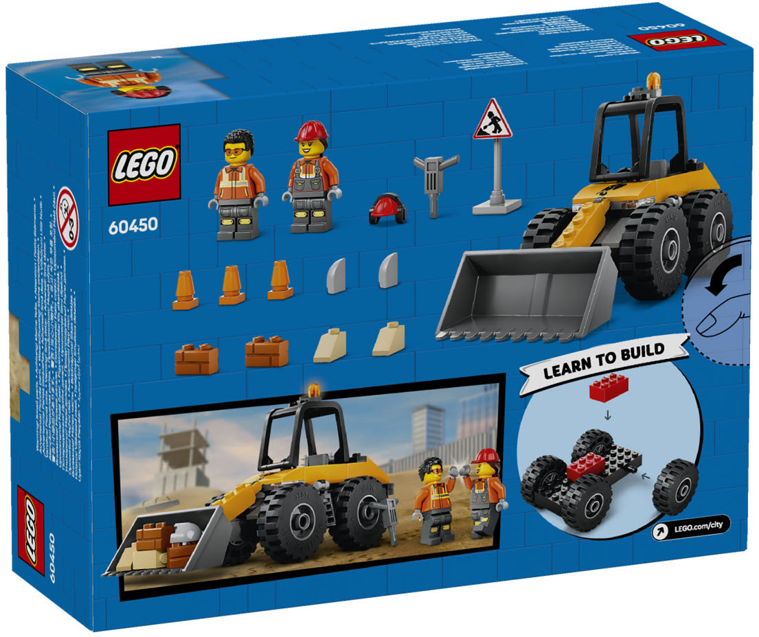 Box Rückseite: LEGO City 60450 Radlader