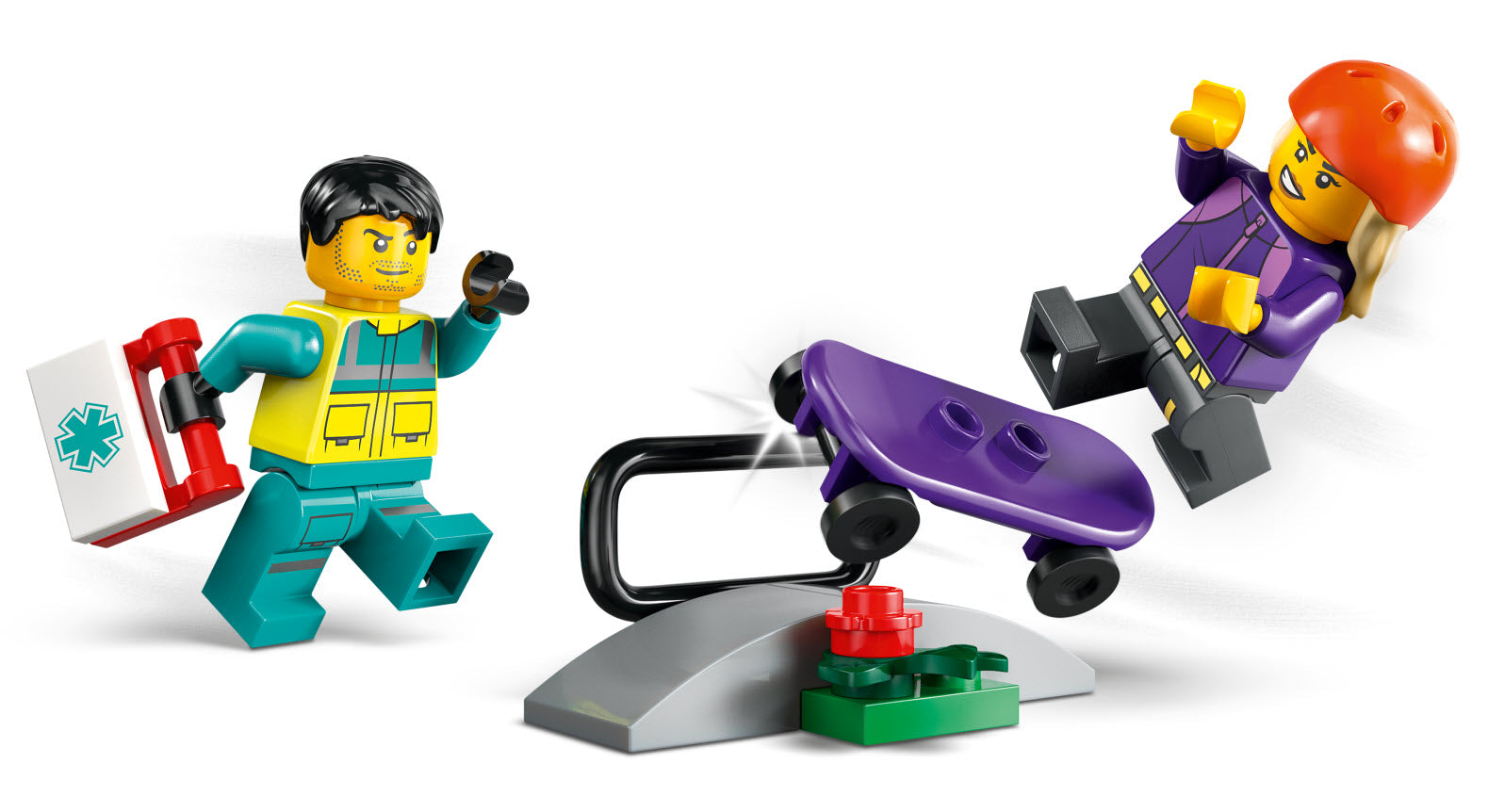 Minifiguren: LEGO City 60451 Rettungswagen