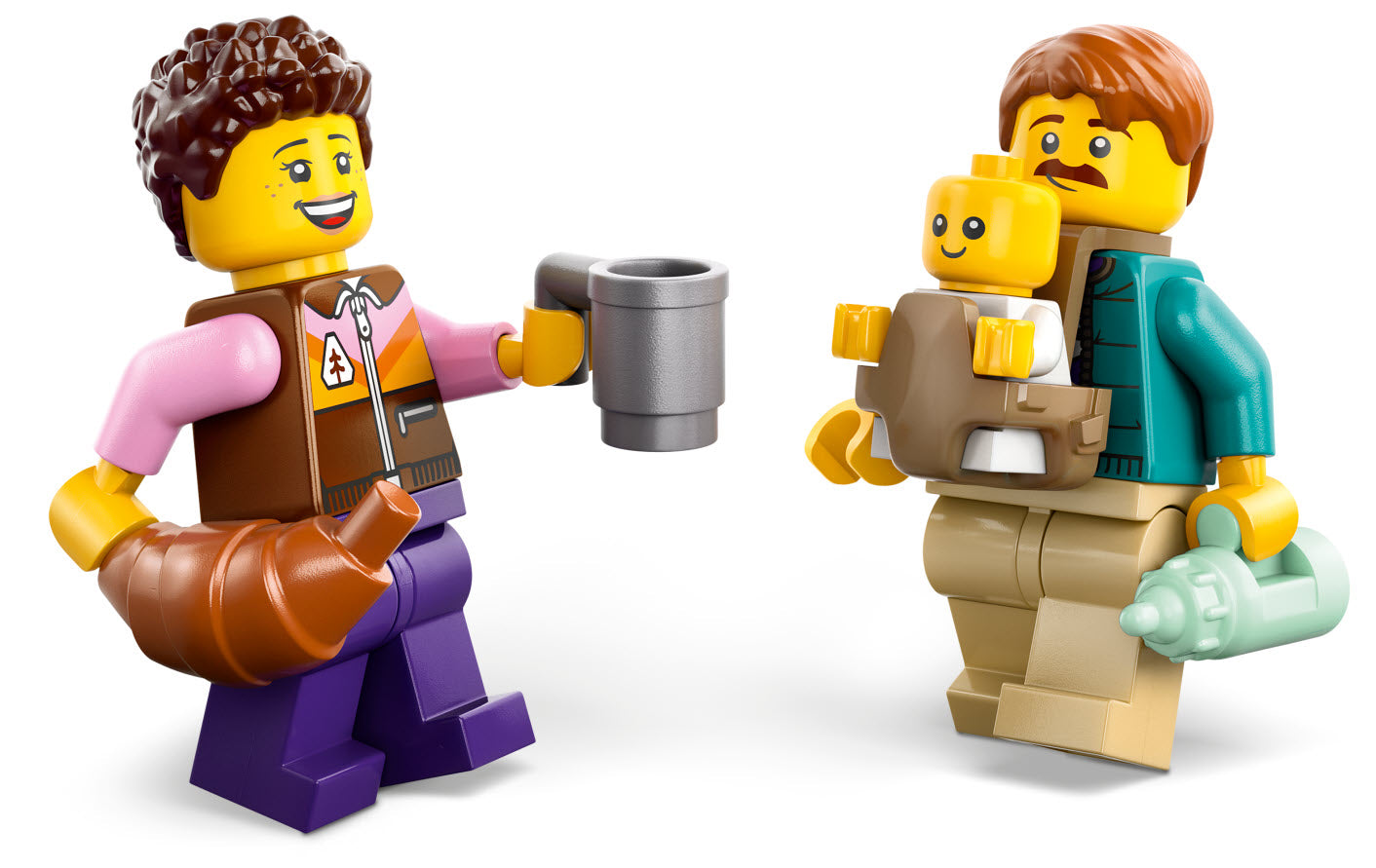 Minifiguren: LEGO City 60454 Abenteuer-Wohnmobil